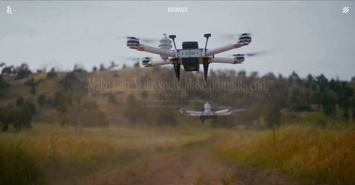 Rainmaker Thinks Cloud Seeding Can End Water Scarcity